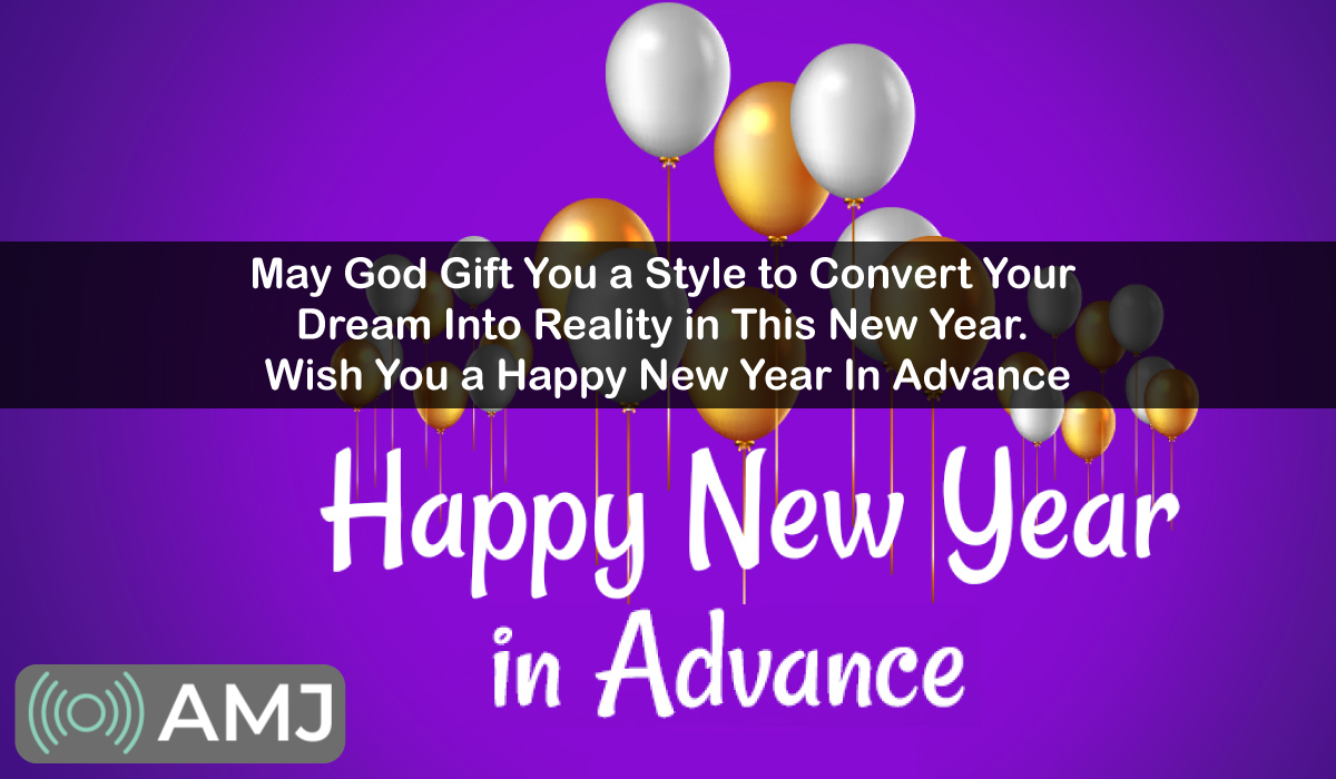 advance happy new year wishes 2022
