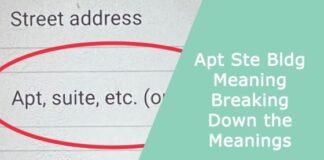 Apt Ste Bldg Meaning – Breaking Down the Meanings