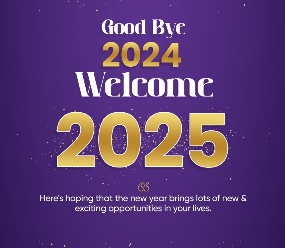 Goodbye 2024 Welcome 2025 DP