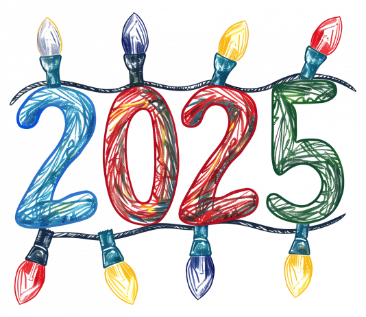 Happy New Year 2025 Stickers