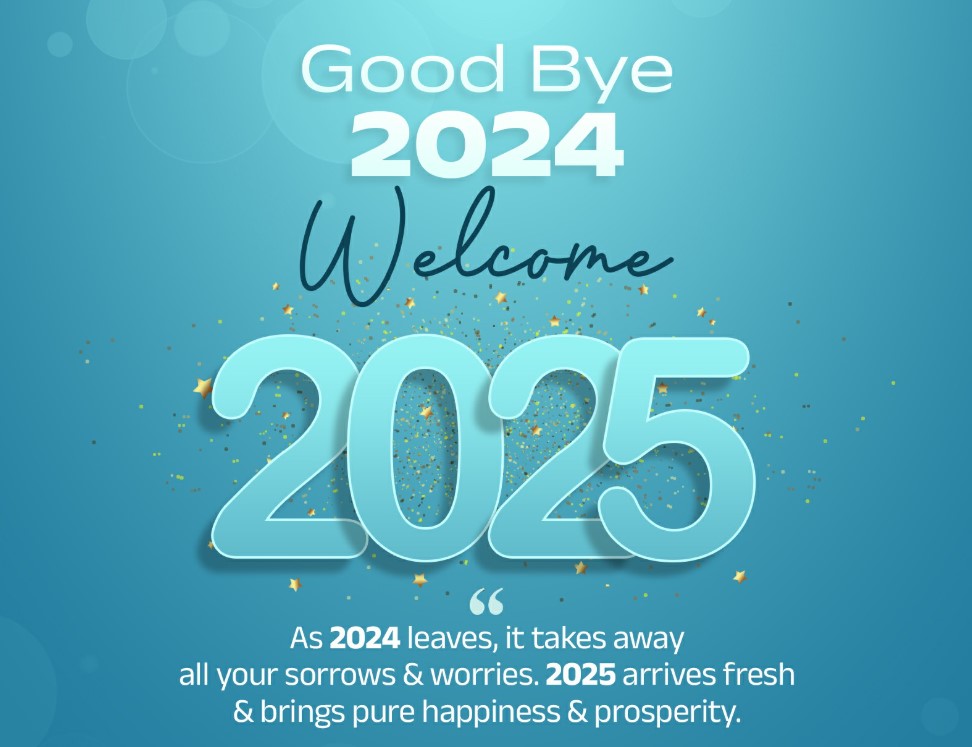 goodbye 2024 Welcome 2024 Messages