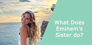 What does Eminem’s sister do