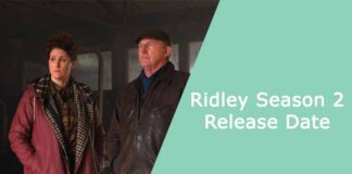 ridley season 2 release date